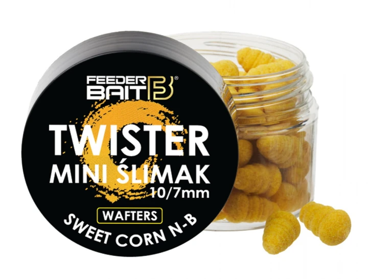 Twister mini ślimak słodka kukurydza feederbait