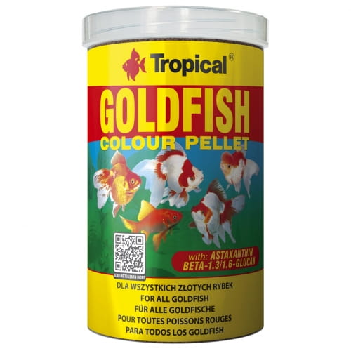 Goldfish color pellet Tropical 250ml