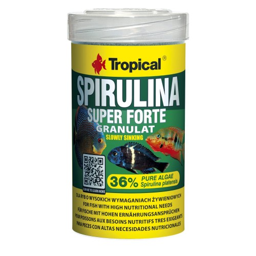 Spirulina super forte granula 250ml Tropical