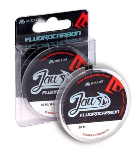 Linka przyponowa fluorocarbon jaws 0.10 50m 1,08kg