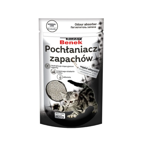 Benek pochłaniacz zapachów węgiel aktywny 400g