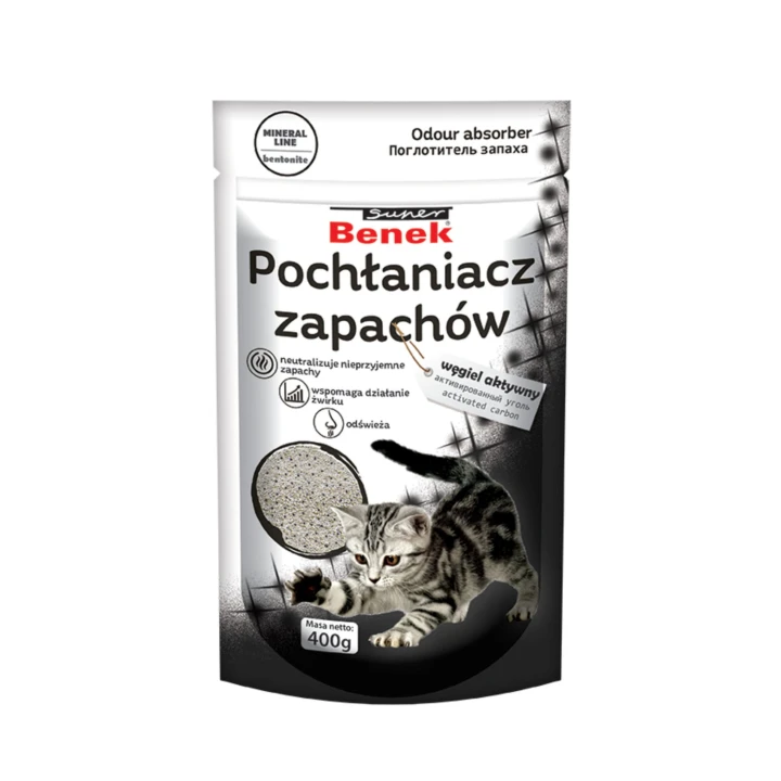 Benek pochłaniacz zapachów węgiel aktywny 400g