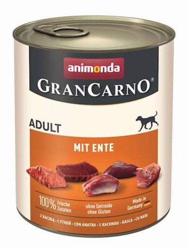 Animonda Grancarno dorosły pies 800g woł+kacze serca