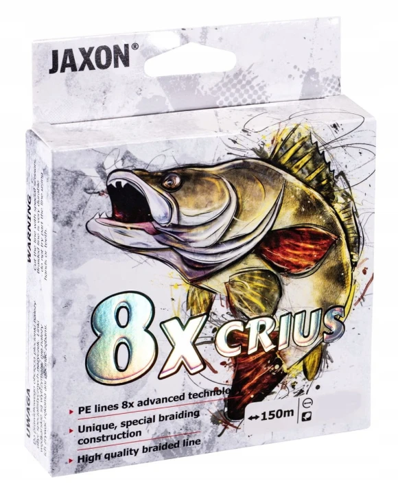 Plecionka 8x crius Jaxon 0.12mm
