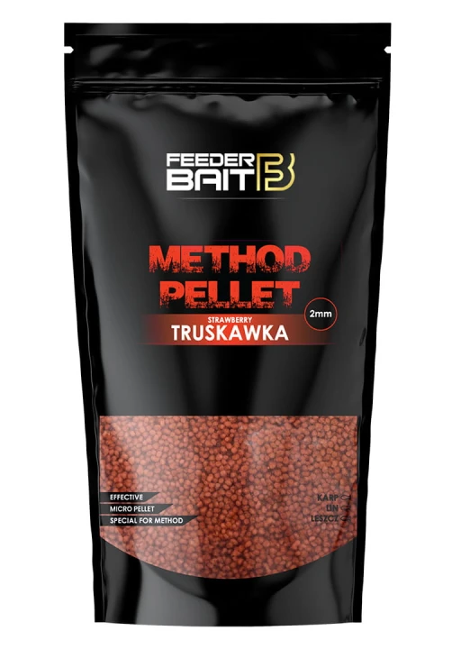 Method pellet 2mm truskawka feederbait