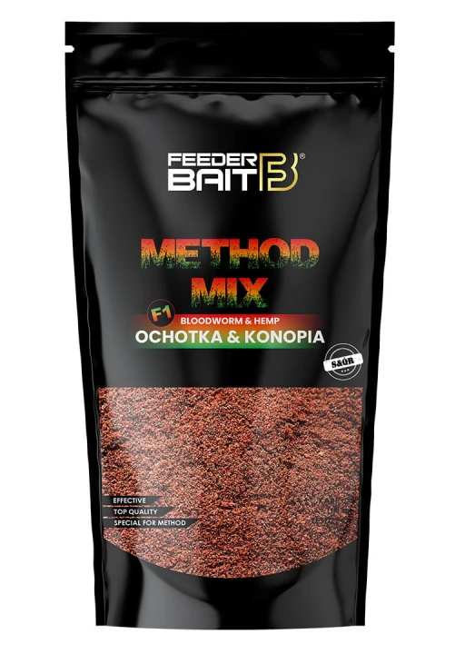 Zanęta method mix ochotka/konopia feederbait