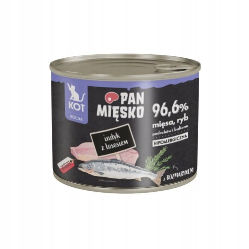 PAN MIĘSKO KOT INDYK/ŁOSOŚ 200G PUSZKA