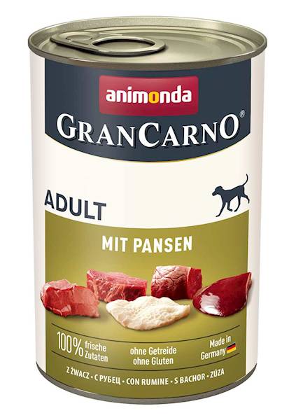 Animonda grancarno dorosły pies 400g ze żwaczem