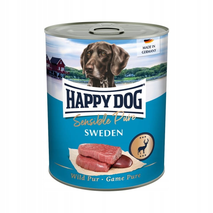 HAPPY DOG JELEŃ 800G PUSZKA