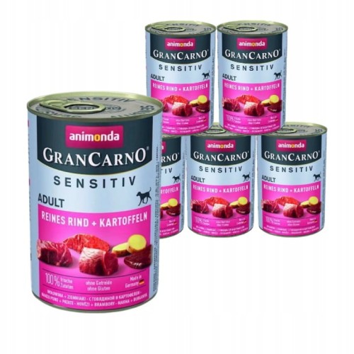 GRANCARNO SENSITIV ADULT WOŁOWINA+ZIEMNIAKI 400G