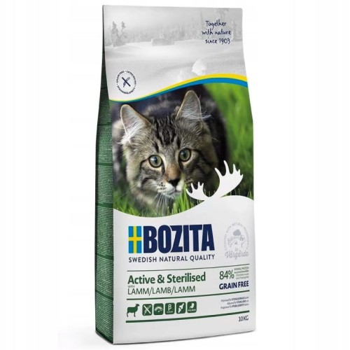 Bozita Active &amp; Sterilised Grain Free Lamb 10KG