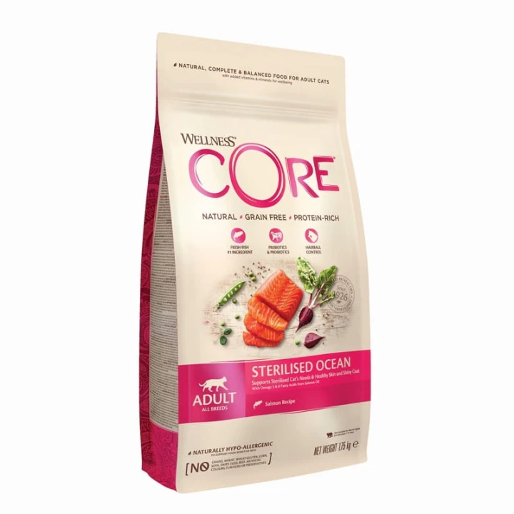 WELLNESS CORE KOT STERILISED OCEAN 1.75KG