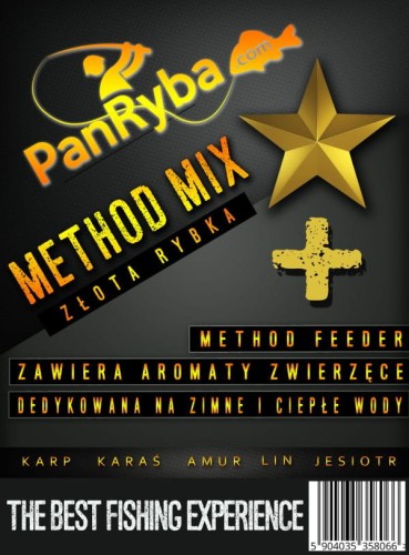 Zanęta method mix złota rybka+ Pan Ryba