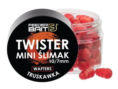 Twister mini ślimak truskawka feederbait
