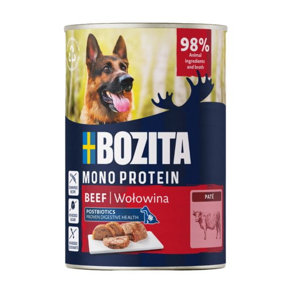 Karma dla psa monoproteina wołowina Bozita 400g