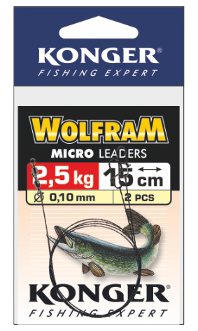 Przypon stalka wolfram 25kg/45cm Konger