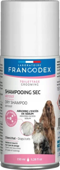 FRANCODEX SUCHY SZAMPON DLA PSÓW I KOTÓW