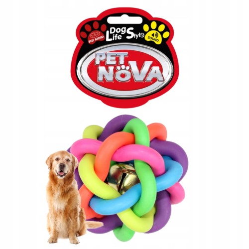 PET NOVA PIŁKA PLECIONA 10,5cm
