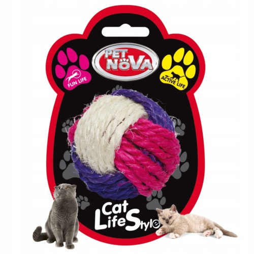 ZABAWKA DLA KOTA PET NOVA CAT-SISALBALL-6