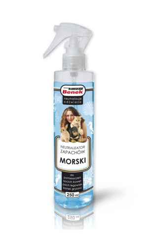 BENEK NEUTRALIZATOR ZAPACHÓW MORSKI 250ML