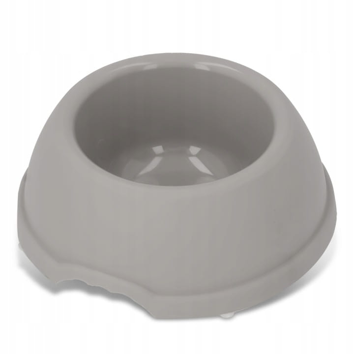 BK MISKA PLASTIKOWA SZARA PIES/KOT BK-14244