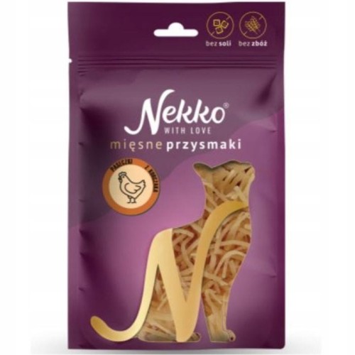 PRZYS.NEKKO50G KOT 50G PASECZKI Z KURCZAKA