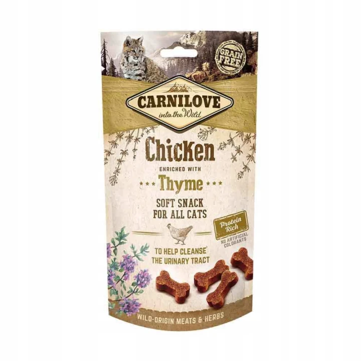 CARNILOVE KOT 50G KACZKA KURCZAK + TYMIANEK