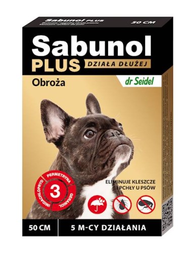 Obroża Sabunol 50cm 5 miesięcy ochrony