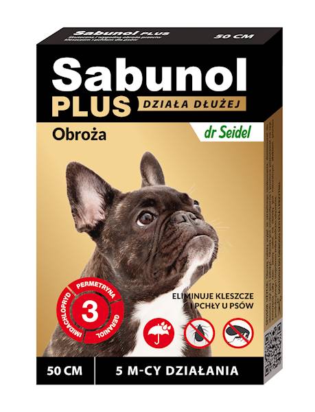 Obroża Sabunol 50cm 5 miesięcy ochrony