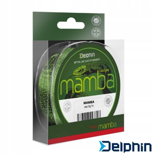 ŻYŁKA DELPHIN MAMBA KAMUFLAŻ 0,26MM 5,2KG