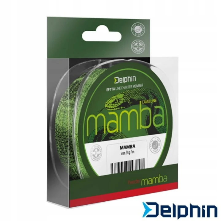 ŻYŁKA DELPHIN MAMBA KAMUFLAŻ 0,28MM 6,1KG