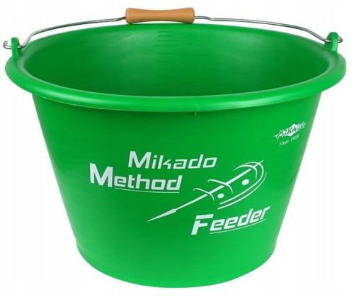 WIADRO MIKADO METHOD FEEDER 17L ZIELONE