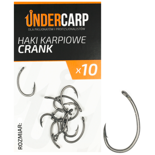 Haki karpiowe crank 4 10szt undercarp