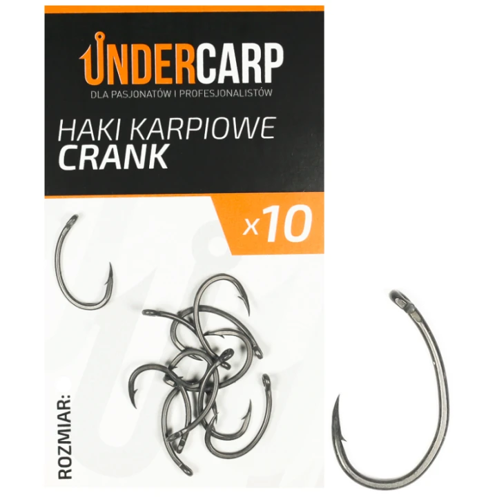 Haki karpiowe crank 4 10szt undercarp